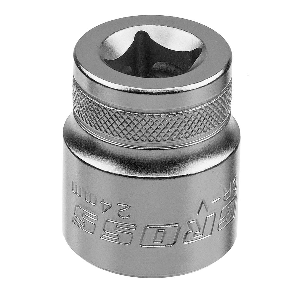 Набор торцевых головок, трещотка 120 зубьев, 1/2, 1/4, CrV, 41 предмет Gross