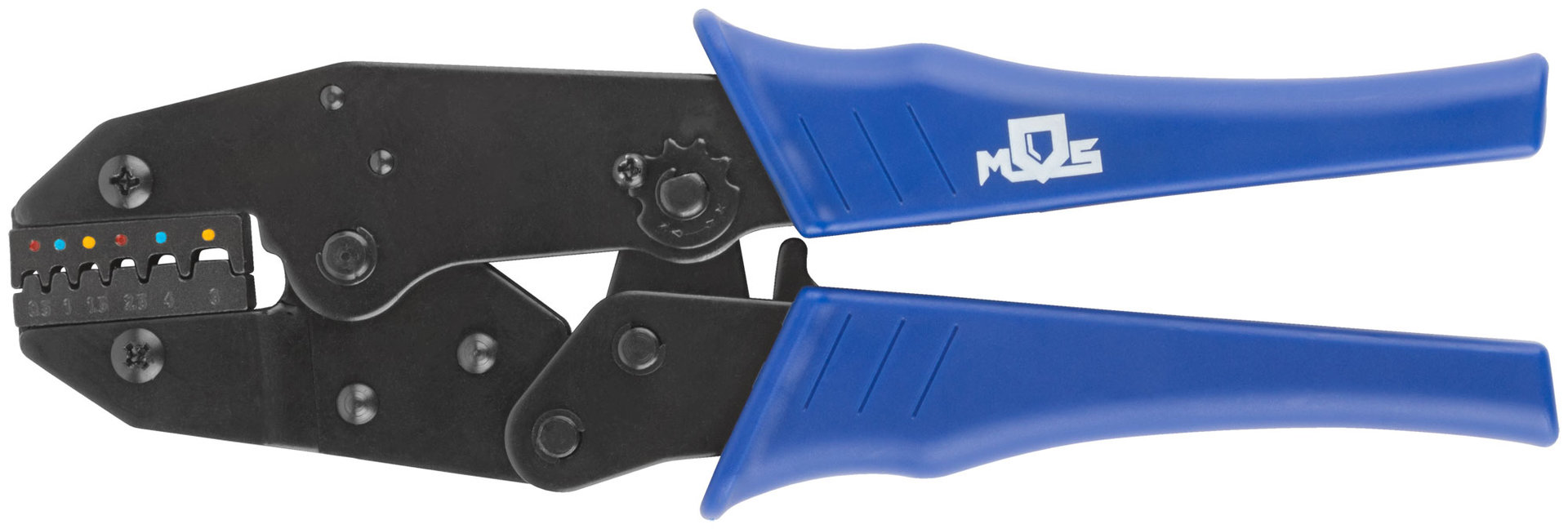 Пресс-клещи (кримпер) для обжима наконечников электропроводов с сечением 0,5-6 мм (60066М)