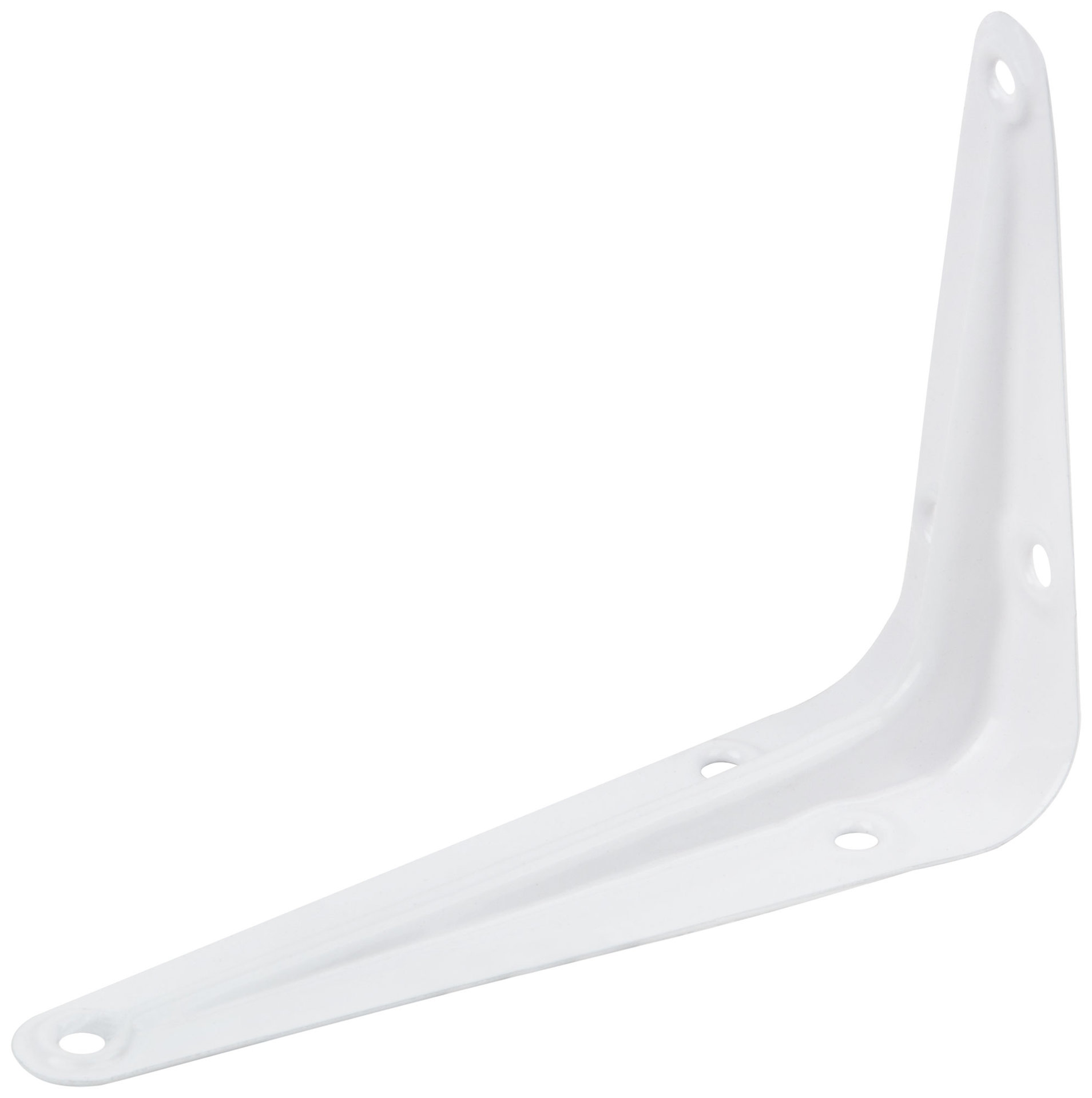 Уголок-кронштейн белый 75х100 мм (0,7 мм) (66001)