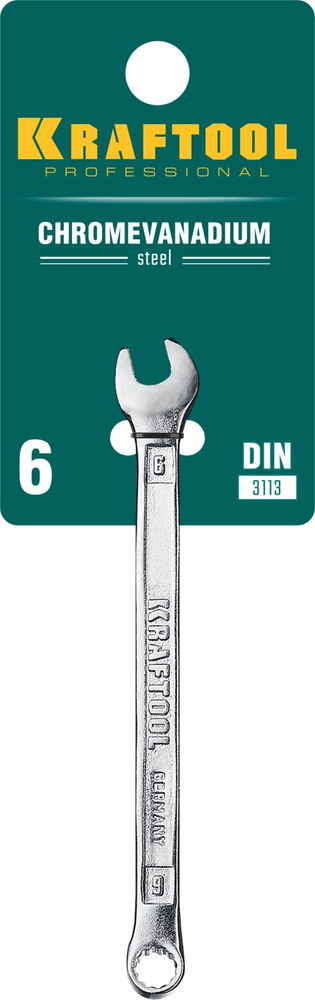 Ключ гаечный комбинированный 6 мм KRAFTOOL 27079-06