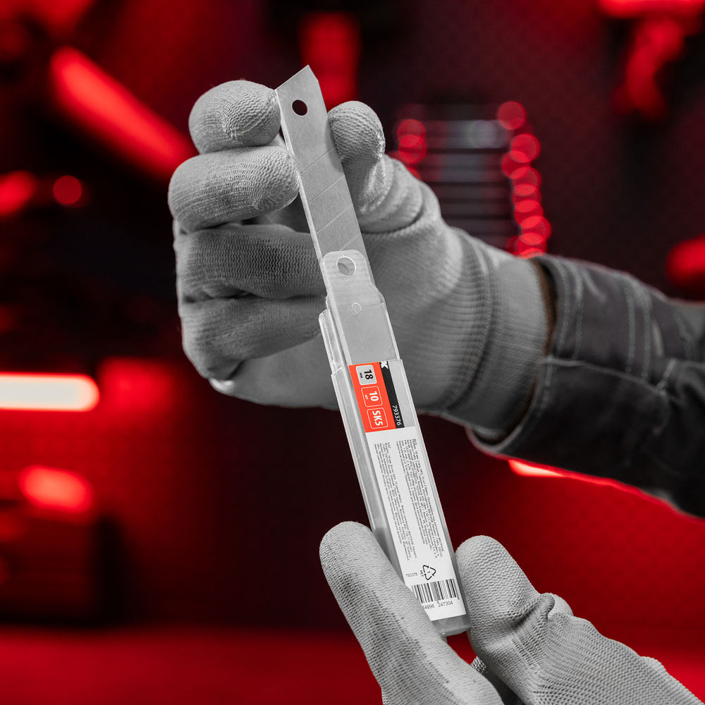 Лезвия, 18 мм, сталь SK5, 10 шт Matrix (793376)