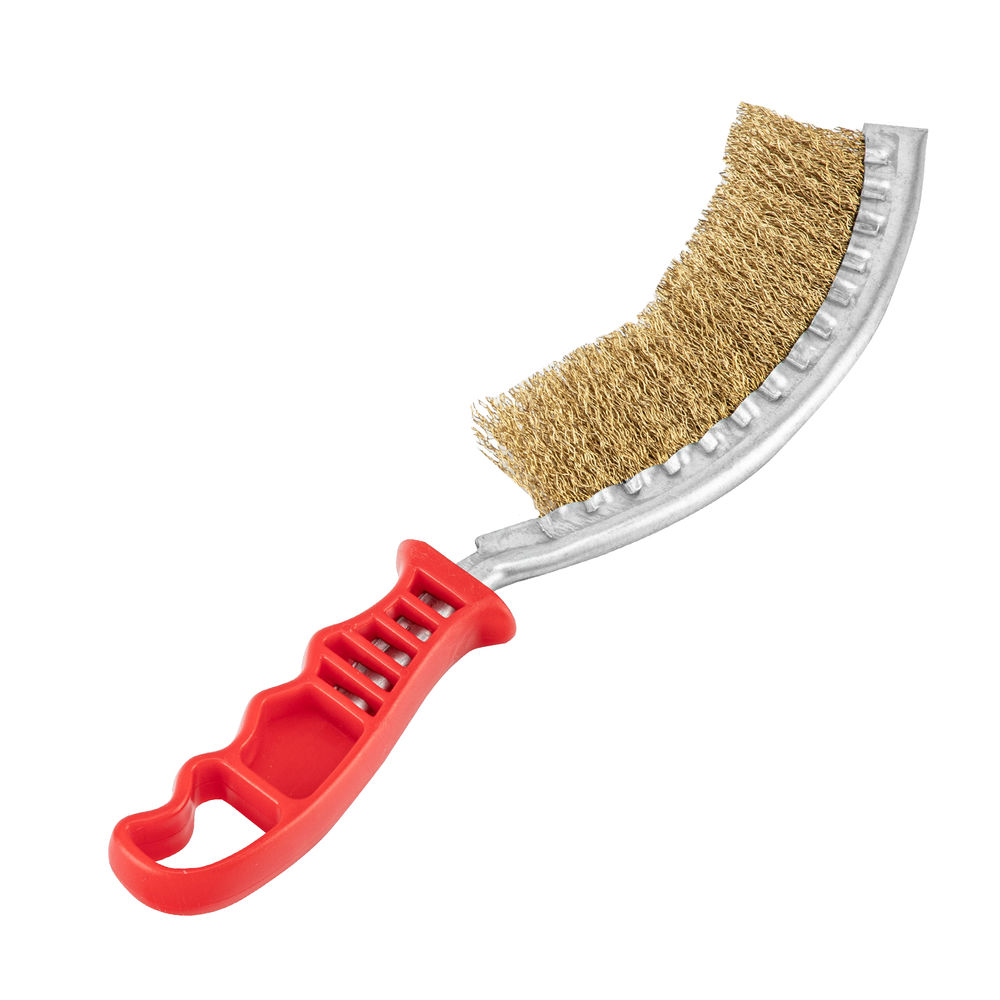 Щетка металлическая изогнутая, пластиковая ручка Matrix (74839)