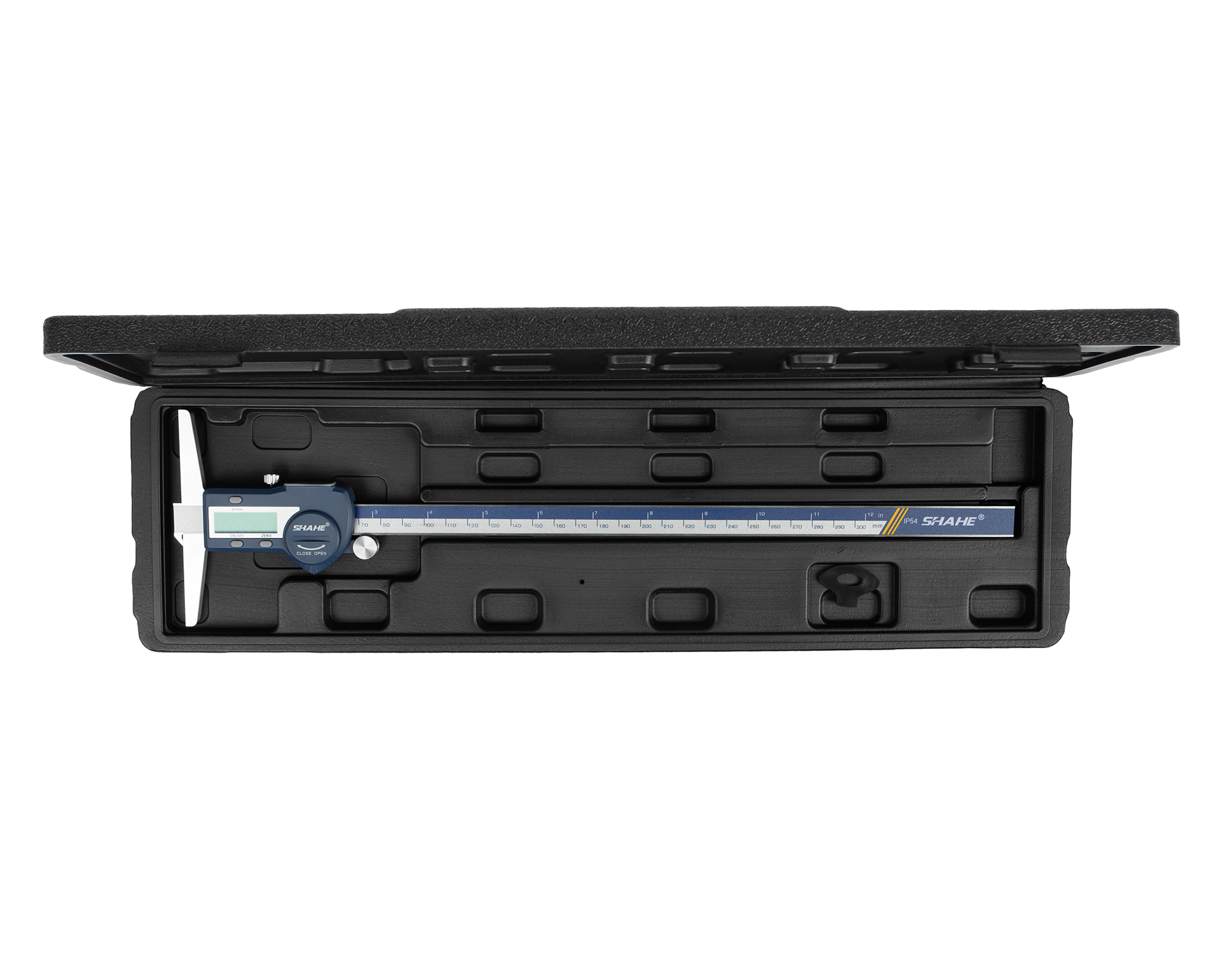 Штангенглубиномер ШГЦ- 300 0.01 электр. с дв. тол-м SHAHE