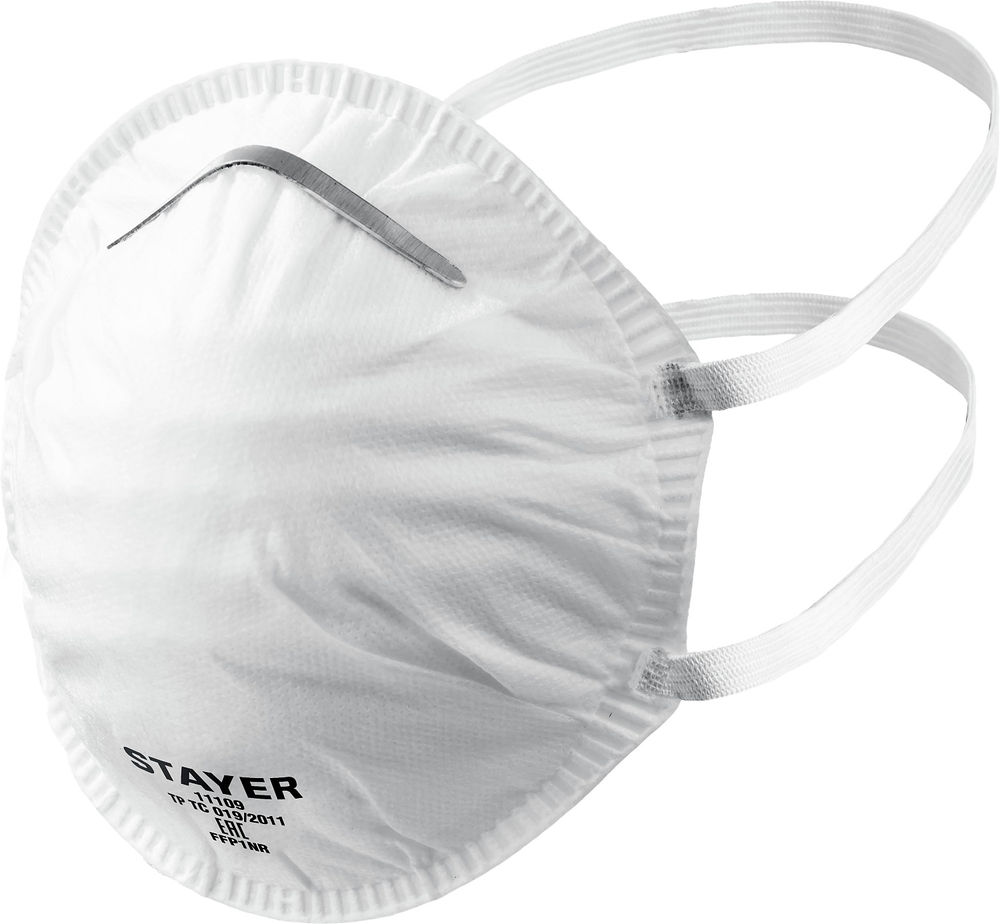 Полумаска фильтрующая коническая K-80 STAYER класс защиты FFP1 11109_z01  