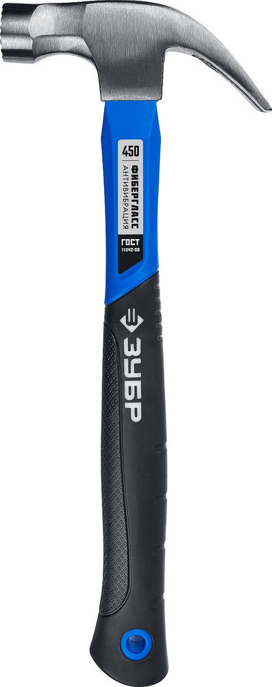 Молоток-гвоздодёр столярный 450 г Профессионал ЗУБР 20356-450