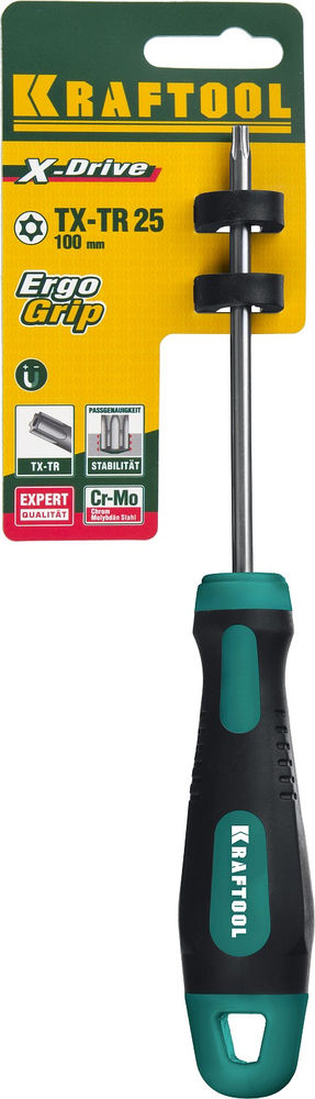 Отвертка Х-Drive, TX HOLE25 x 100 KRAFTOOL 250077-25-100