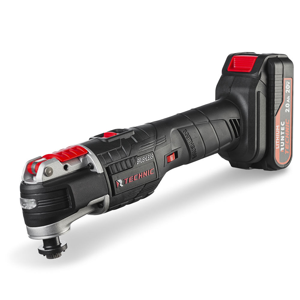 Реноватор аккумуляторный TECHNIC 20В, 2*2Ач, 400Вт RUNTEC RT-MT400T