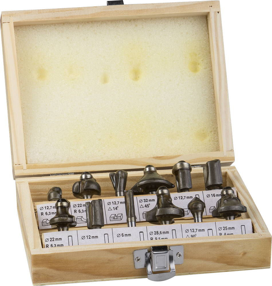 Набор фрез по дереву 12 шт STAYER 2992-H12