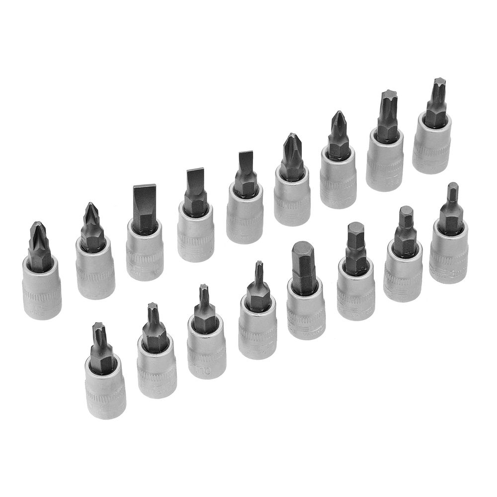 Набор инструментов, 1/2, 1/4, CrV, пластиковый кейс 82 предмета Stels