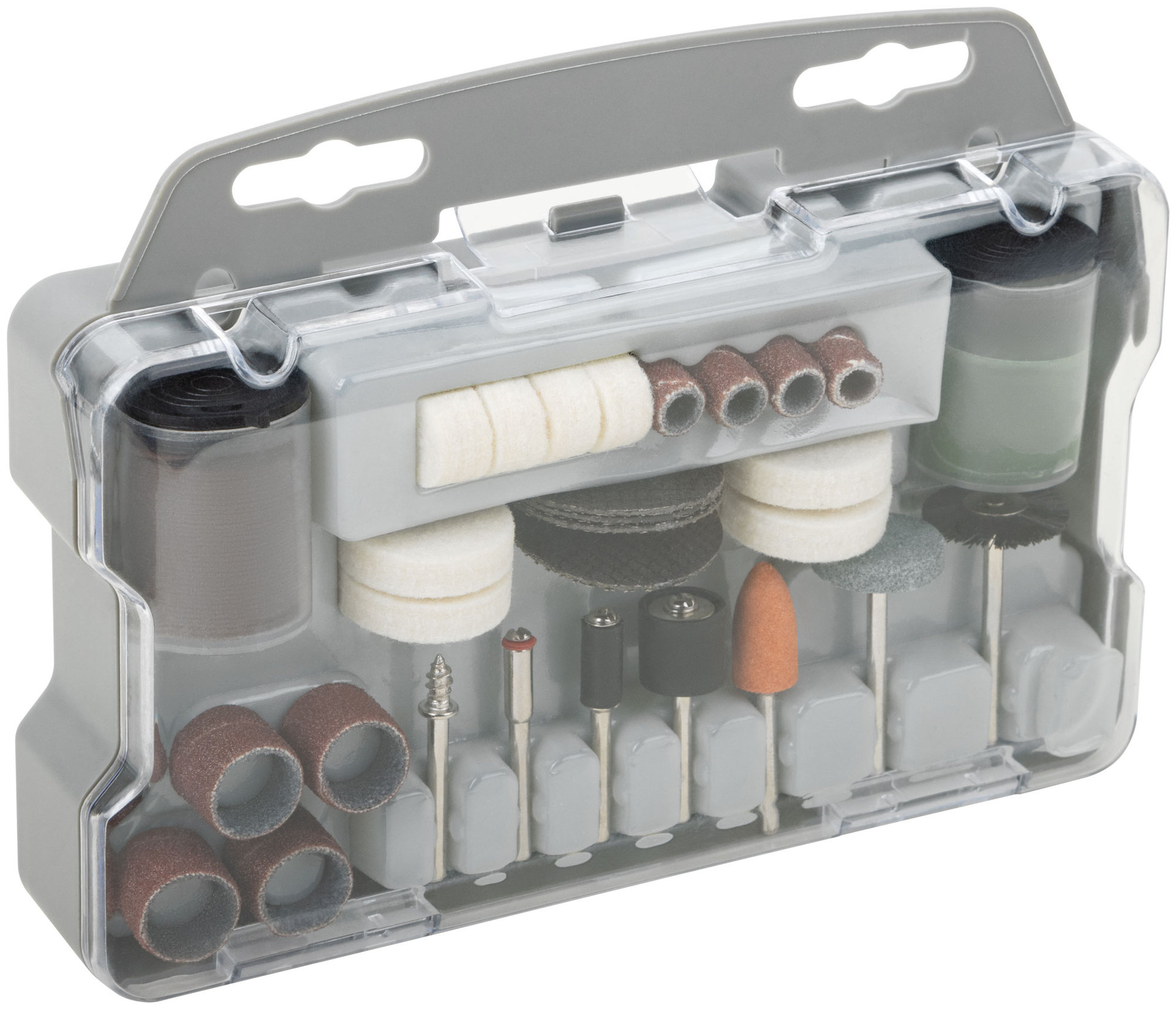 Набор насадок для гравировальной машины в чемоданчике 64 шт.