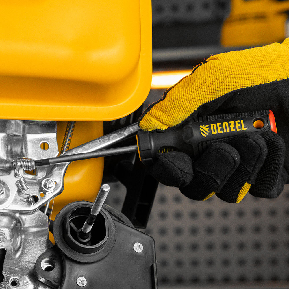 Отвертка, PH1х75 мм, S2, 3к рукоятка Denzel (121737)