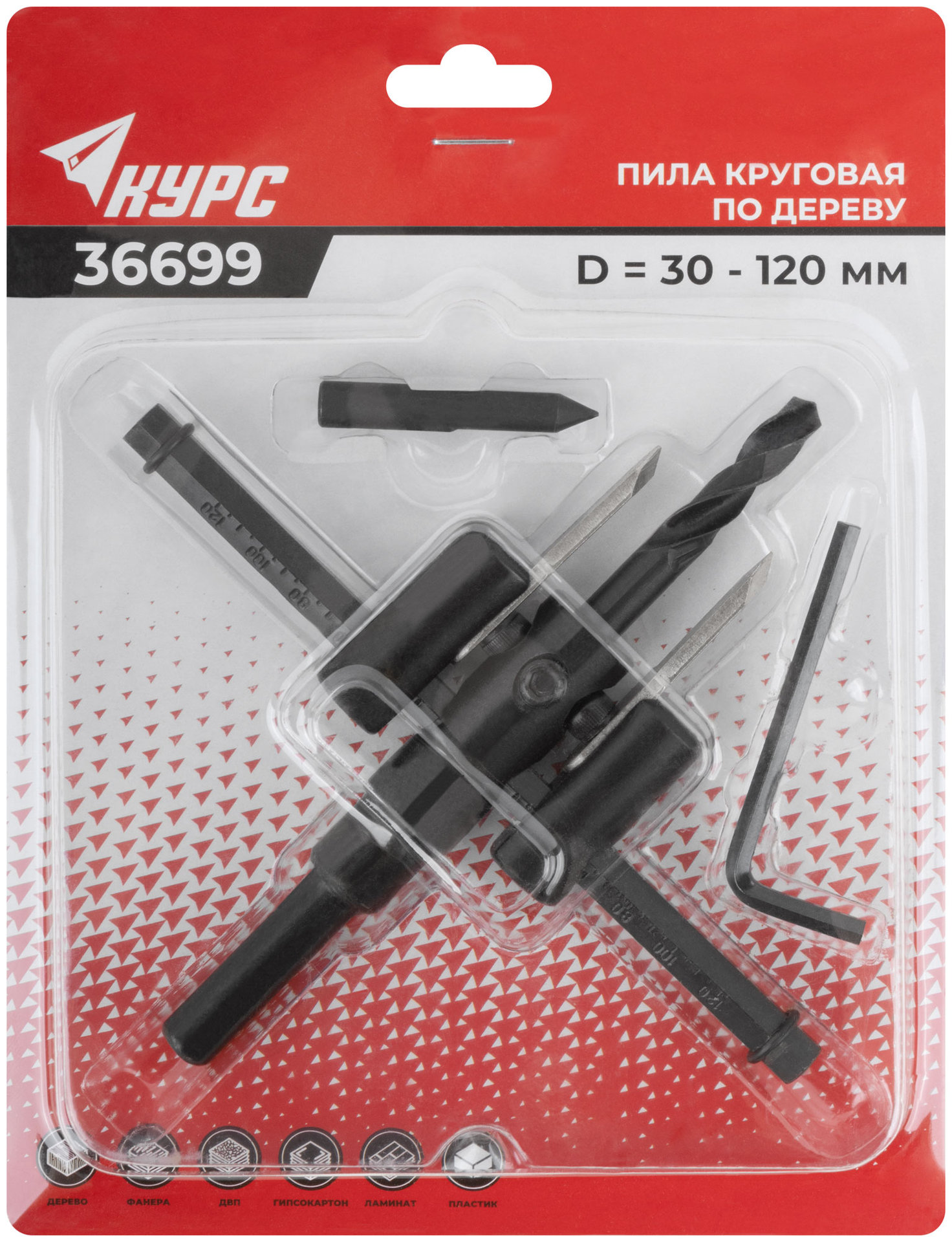 Пила круговая Балеринка 30-120 мм (36699)