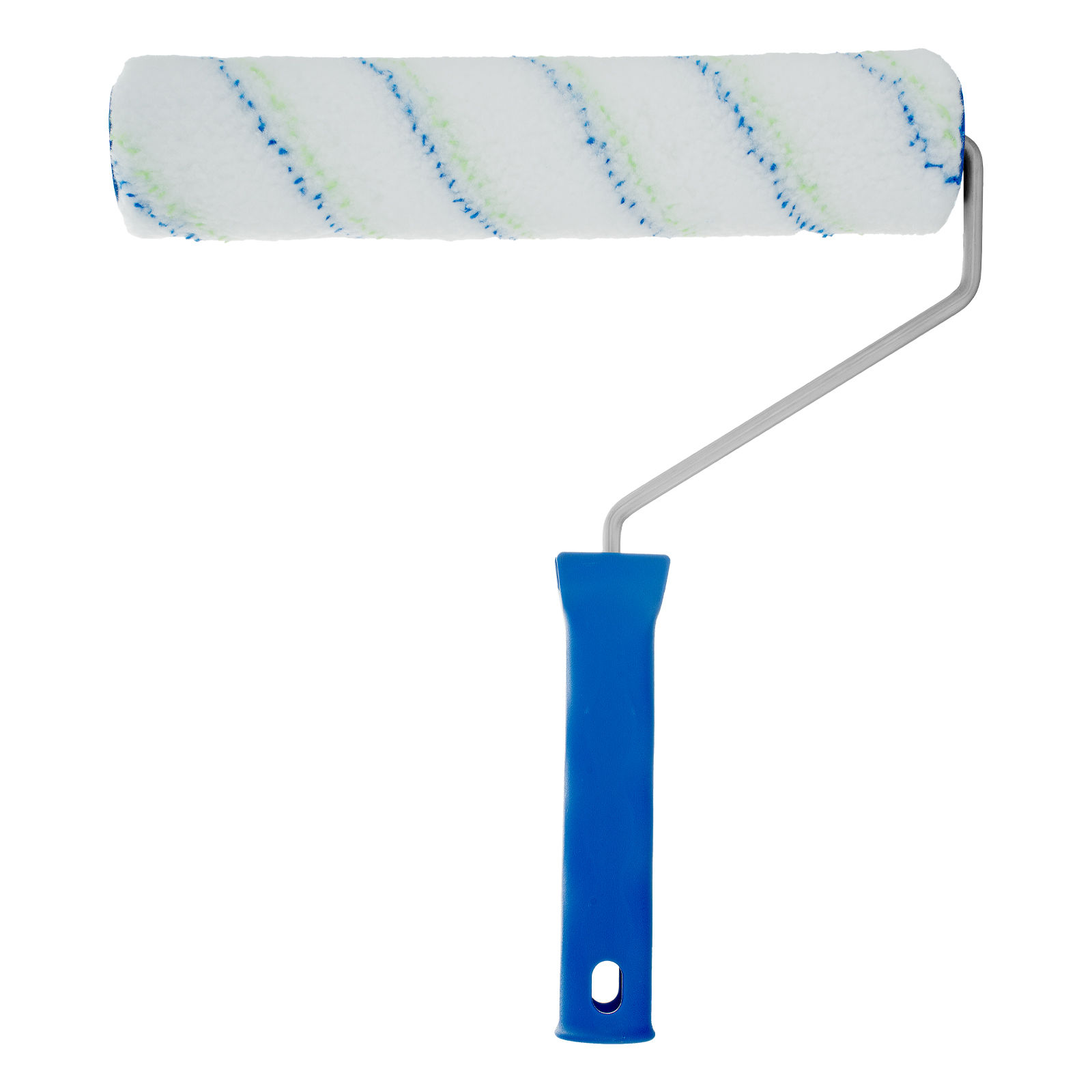 Валик Водные краски, 250 мм, ворс 12 мм, D - 36 мм, D ручки - 6 мм, полиэстер Сибртех (80193)