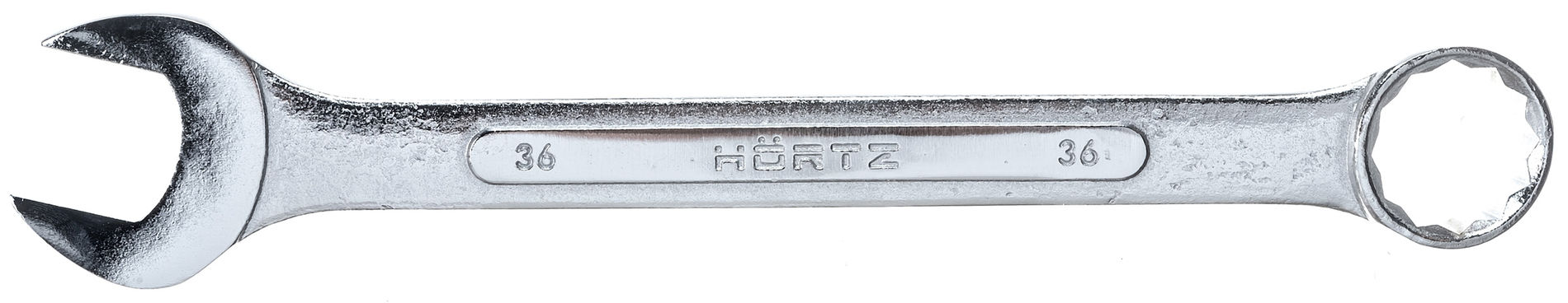 Ключ гаечный комбинированный 36х36 мм хромирование HORTZ