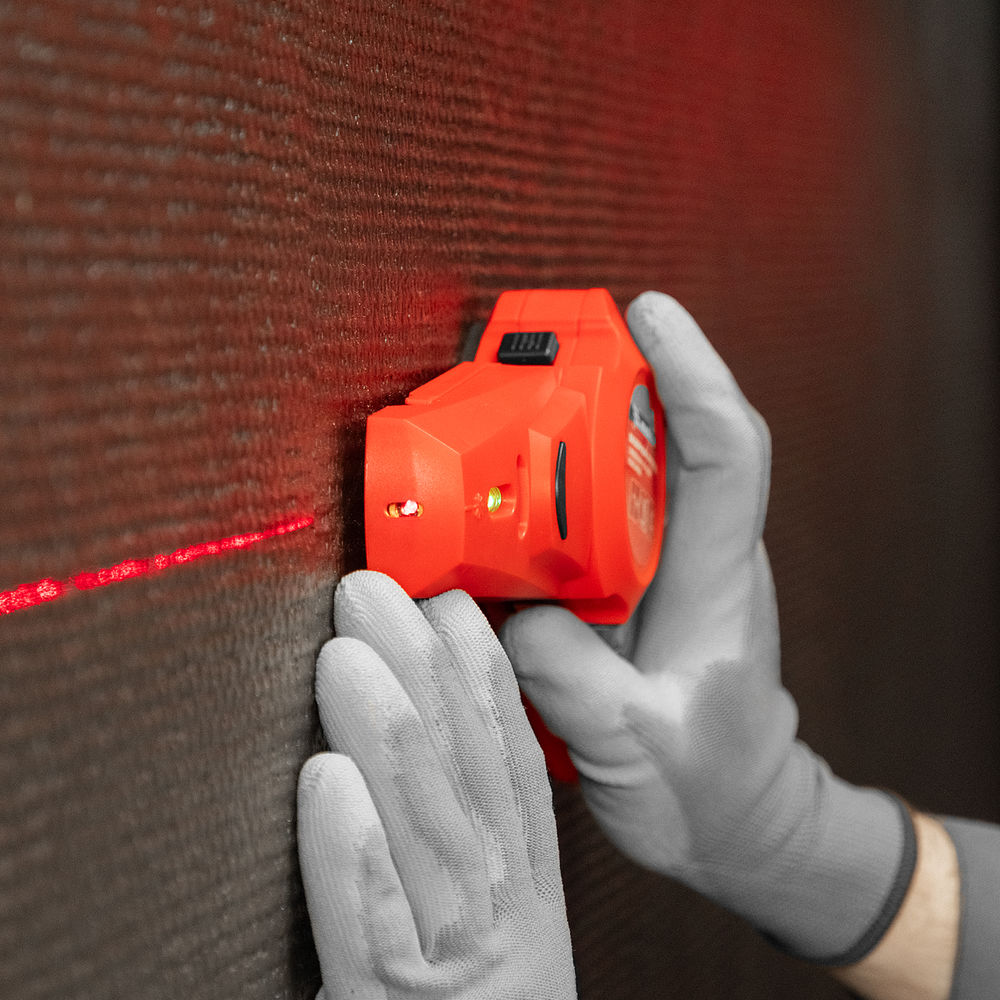 Лазерный уровень с приспособлением для сверления и пылесборником Matrix (35040)