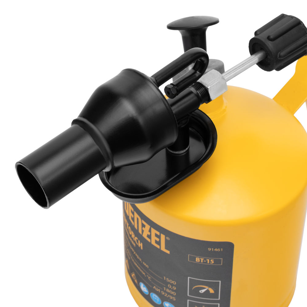 Паяльная лампа DENZEL, ВТ-15, 1.5 л (91461)