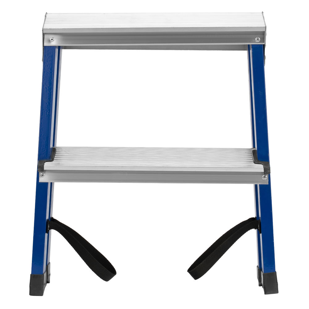 Стремянка двусторонняя 2 ступени, стальная, Сибртех (97932)