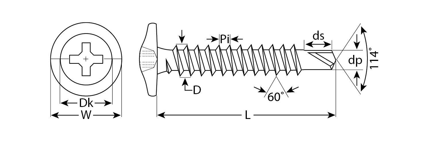 ЗУБР ПШМ-С, 16 х 4.2 мм, цинк, 9000 шт, саморез с пресс-шайбой и сверлом (4-300210-42-016)