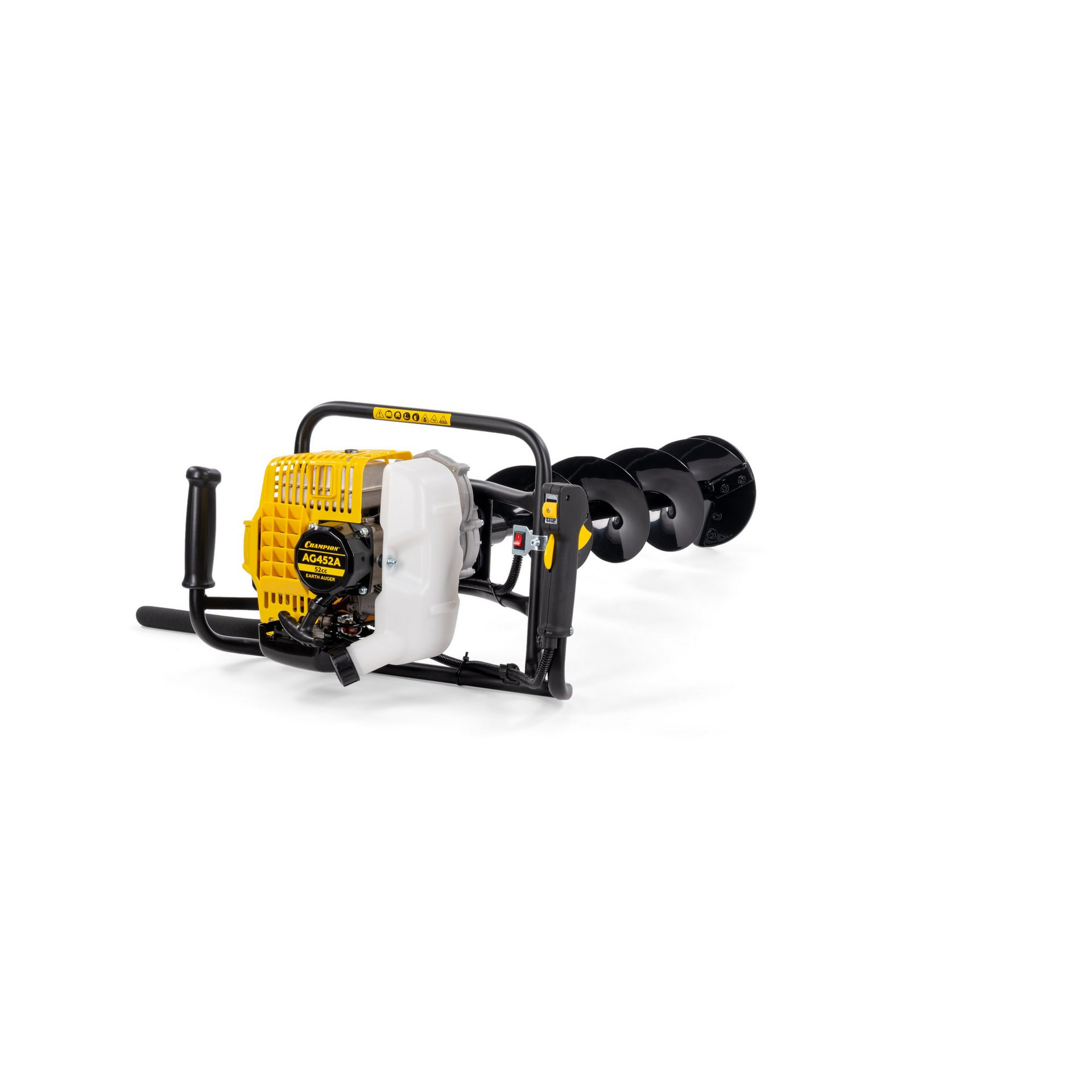 Мотобур 1,46кВт 52см? 9,4кг без шнека CHAMPION AG452A