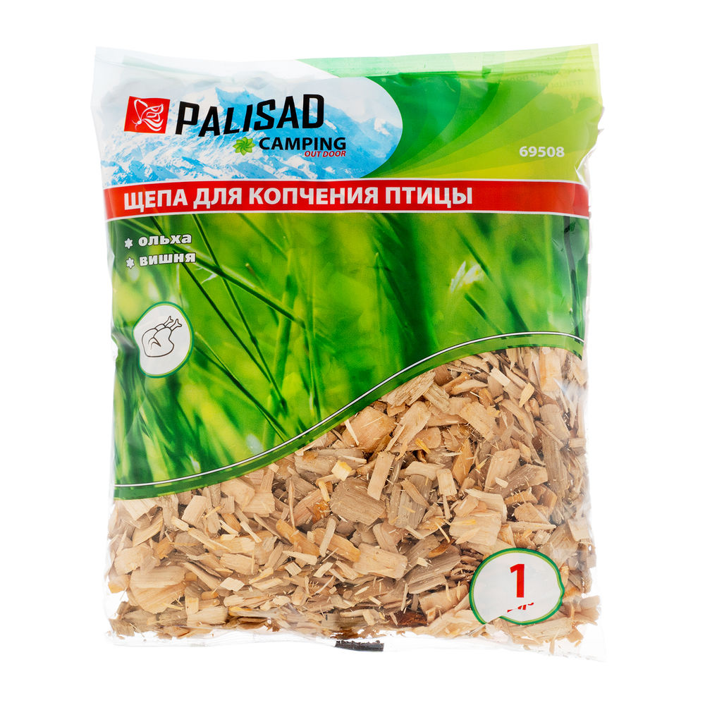 Щепа для копчения птицы ольха + вишня, Camping Palisad (69508)
