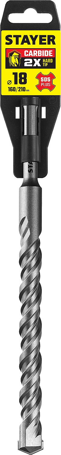 STAYER 18 x 210 мм, SDS-plus бур, Professional (2930-210-18_z02)