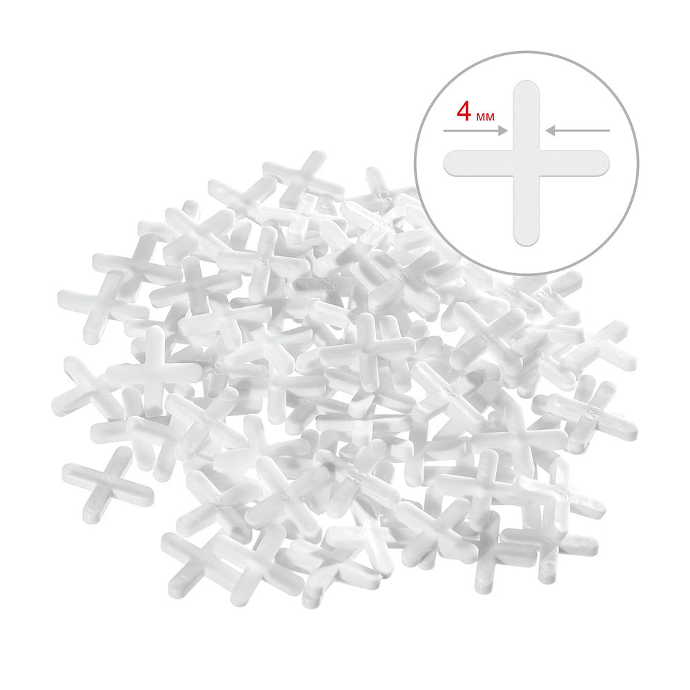 Крестики для плитки 4 мм, 100 шт STAYER 3380-4