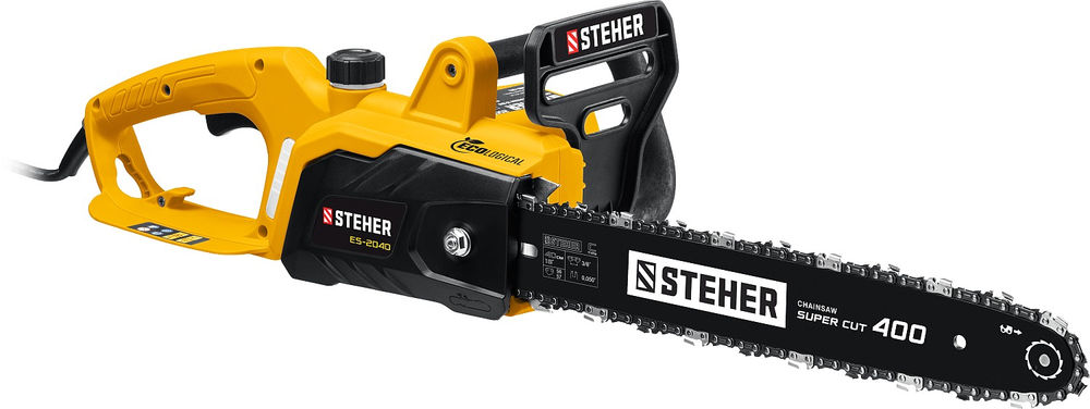 Пила цепная электрическая 2000 Вт, 40 см шина STEHER ES-2040