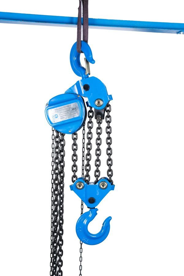 Таль ручная шестеренная TOR ТРШ C 10ТХ3М 4:1 PRO для тяжелых работ (1011031)