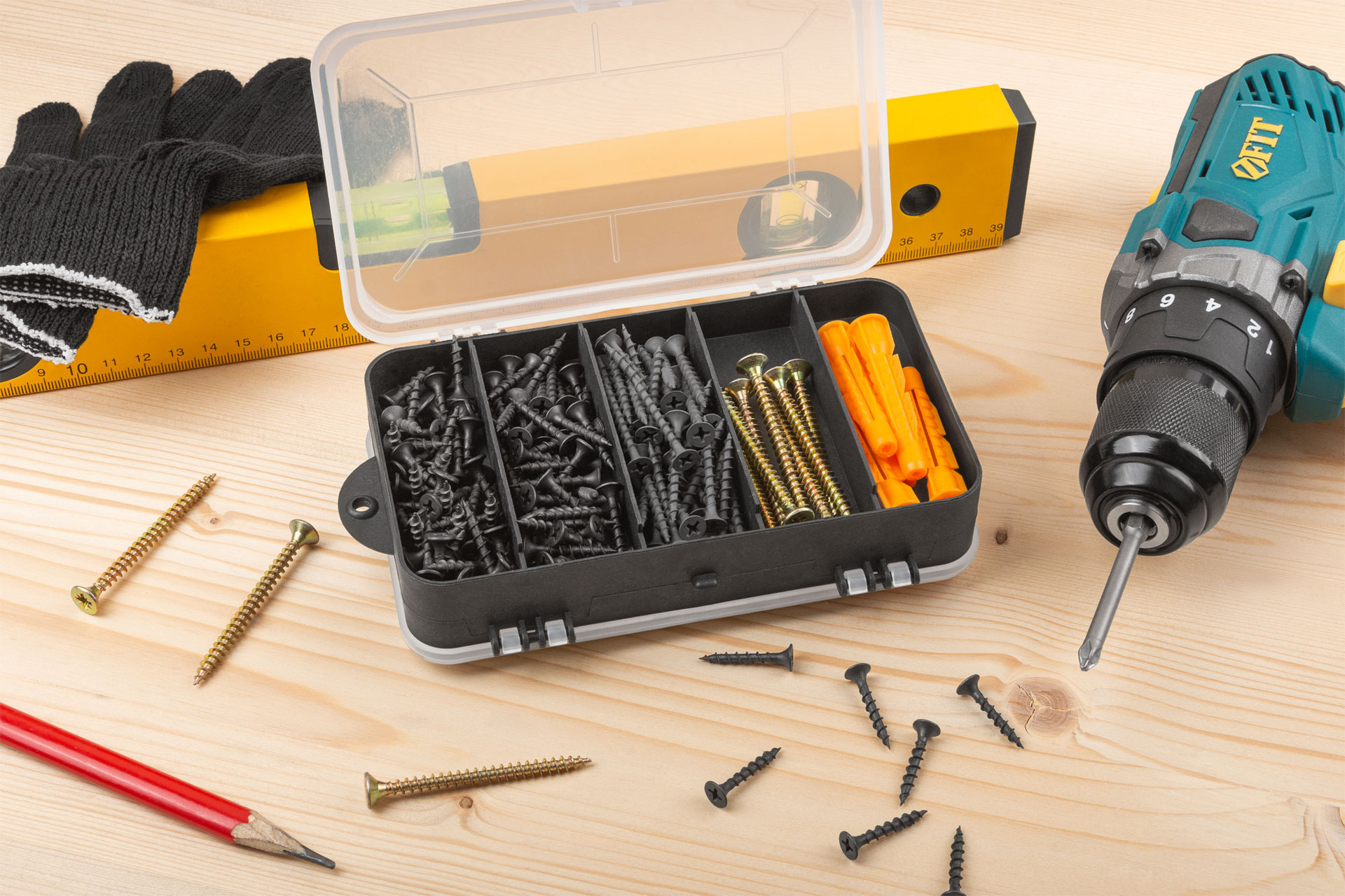 Набор крепежа универсальный 278 шт.