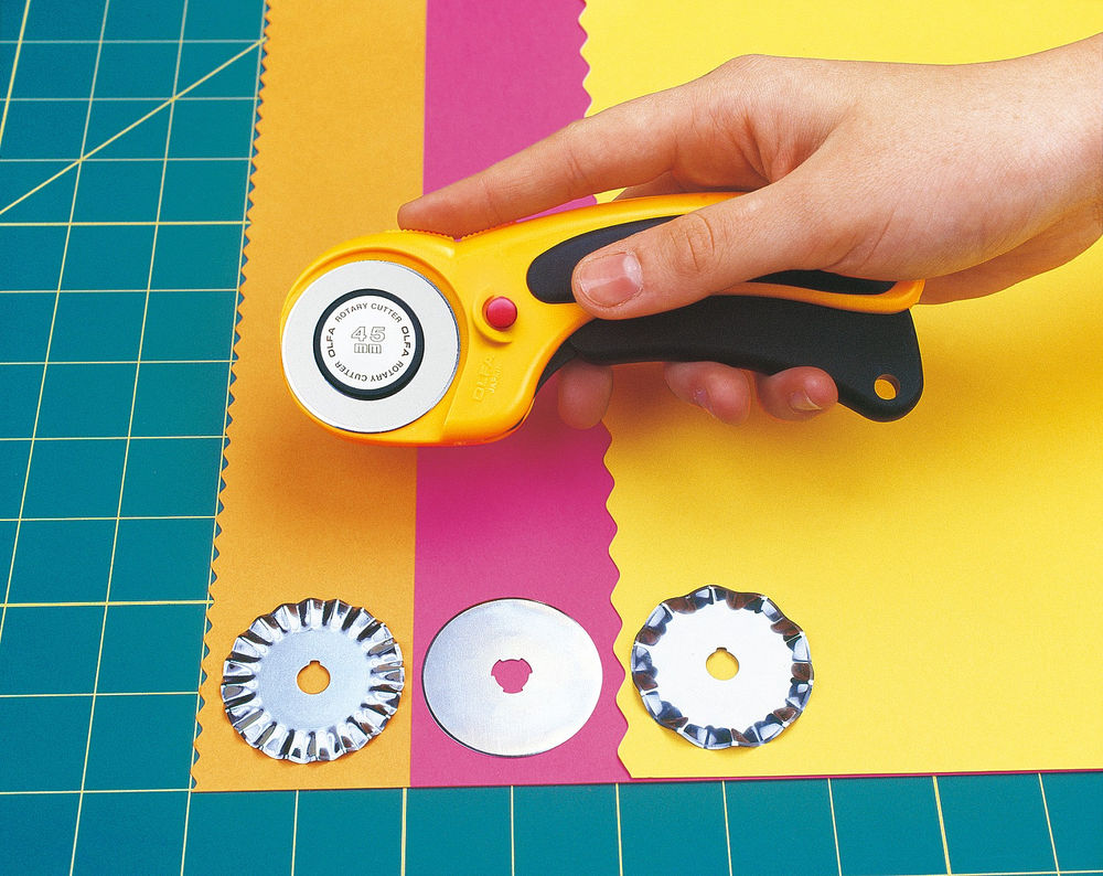 Нож с круговым лезвием 45 мм OLFA OL-RTY-2/DX