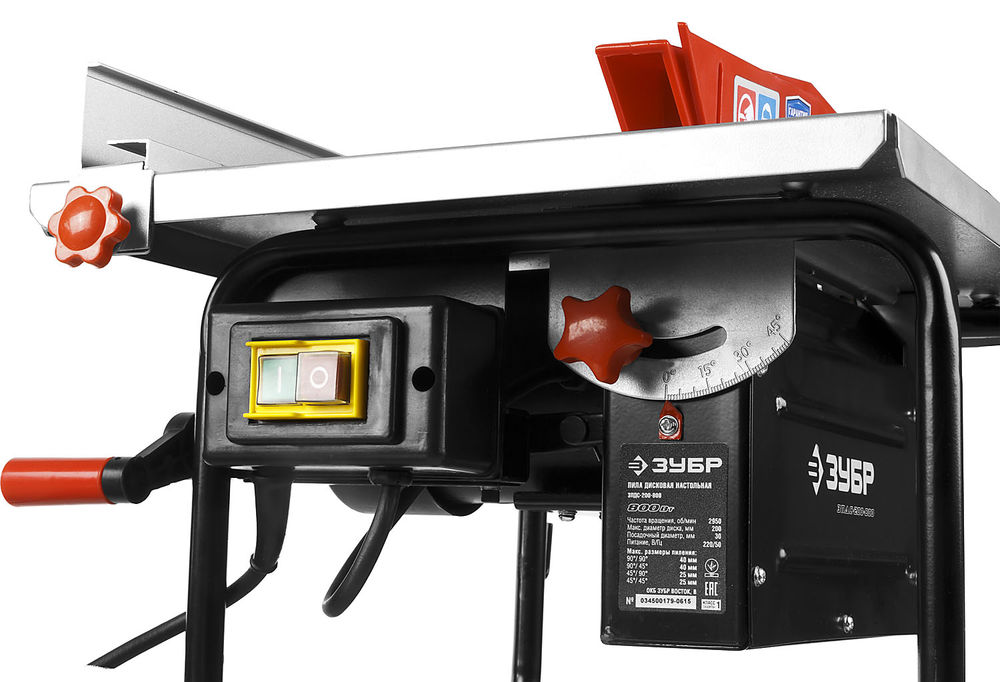 Станок распиловочный настольный d 200 мм 800 Вт ЗУБР ЗПДС-200-800