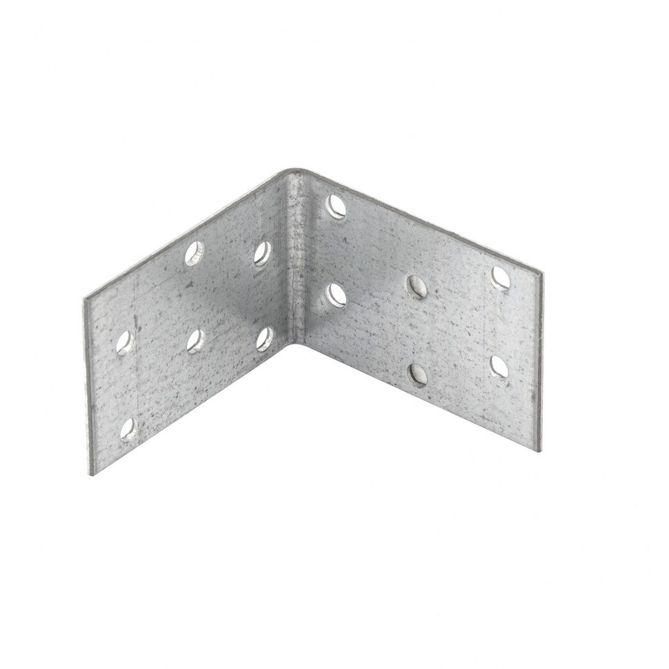Крепежный уголок равносторонний 2 мм, KUR 60 x 60 x 40 мм Сибртех (46419)