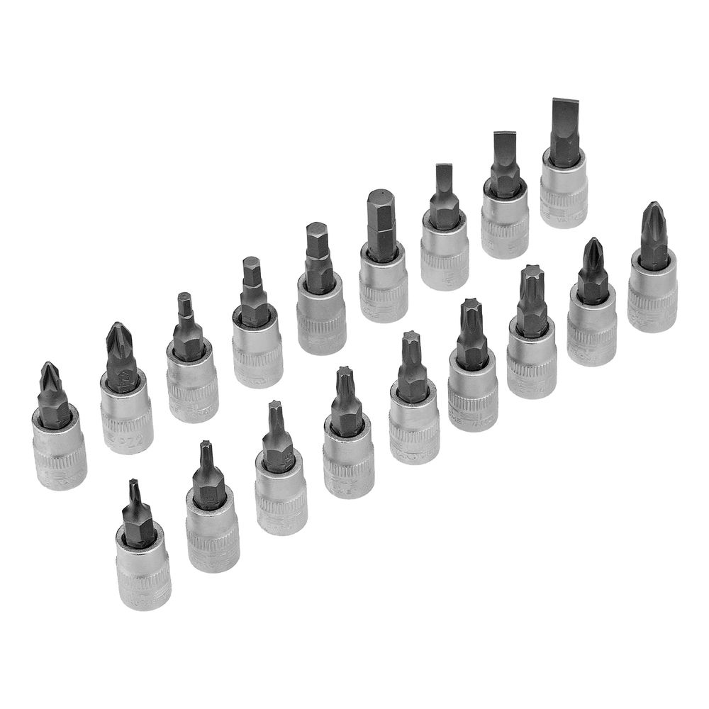 Набор инструментов 1/2, 1/4, CrV, 12 гранные головки, пластиковый кейс, 109 предмета Stels