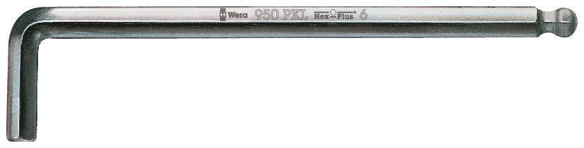Г-образный ключ хром с шаром 12 x 248 мм PKL 950 WE-022067