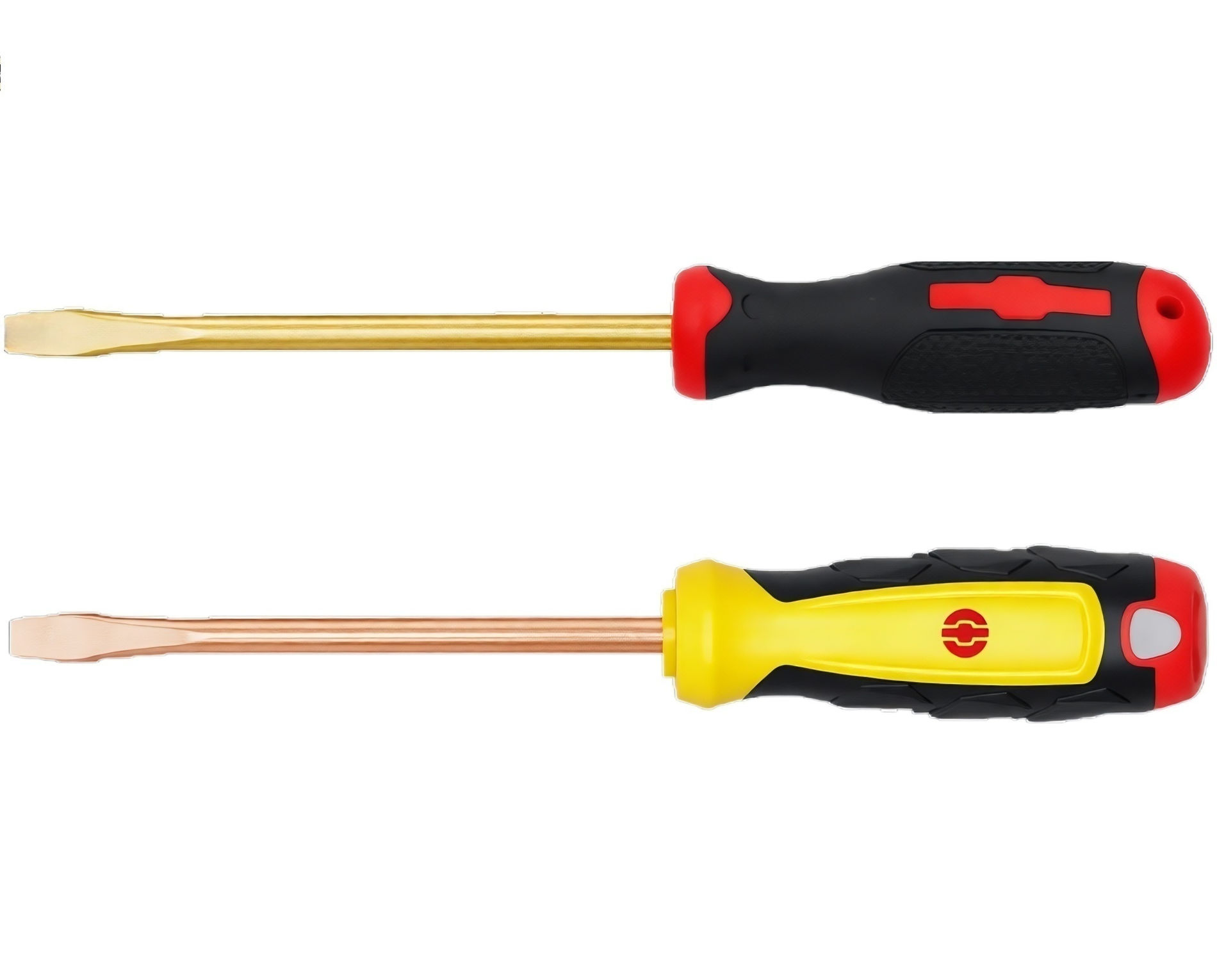 Отвертка шлицевая SL 9х250 (общ.377мм) искробезопасный сплав BeCu 260-1028, HORTZ