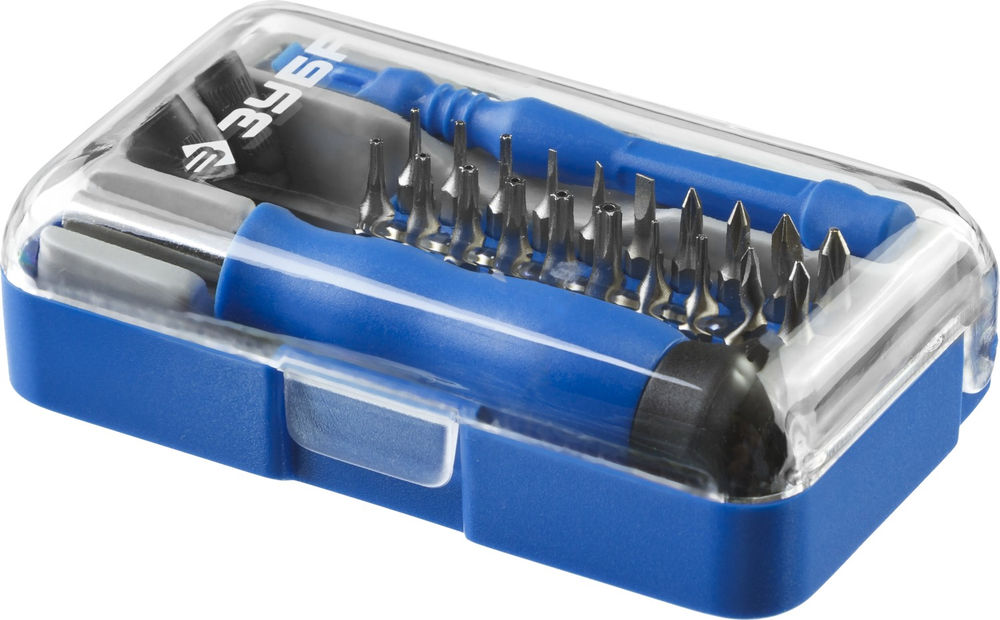 Набор отвертка для точных работ с насадками 24 предм. Профессионал ЗУБР 25648-H24