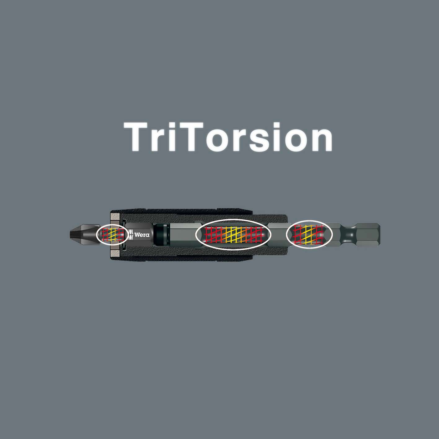 Бита ударная TX 40 x 25 мм алмаз 1/4 C6.3 Impaktor TORX серия 867/1 IMP DC Wera WE-057627