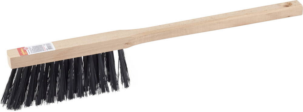 Щётка-смётка EURO, буковая рукоятка 440мм, мягкая щетина длиной 65мм, 3-рядная GRINDA 39041