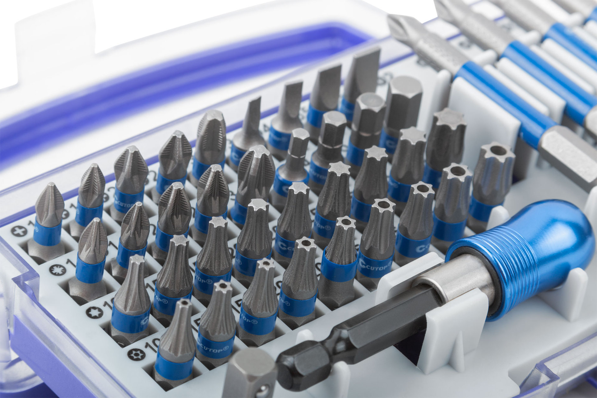 Набор бит в пластиковом боксе Монтажный, Cutop profi, 42 предмета (83-869)