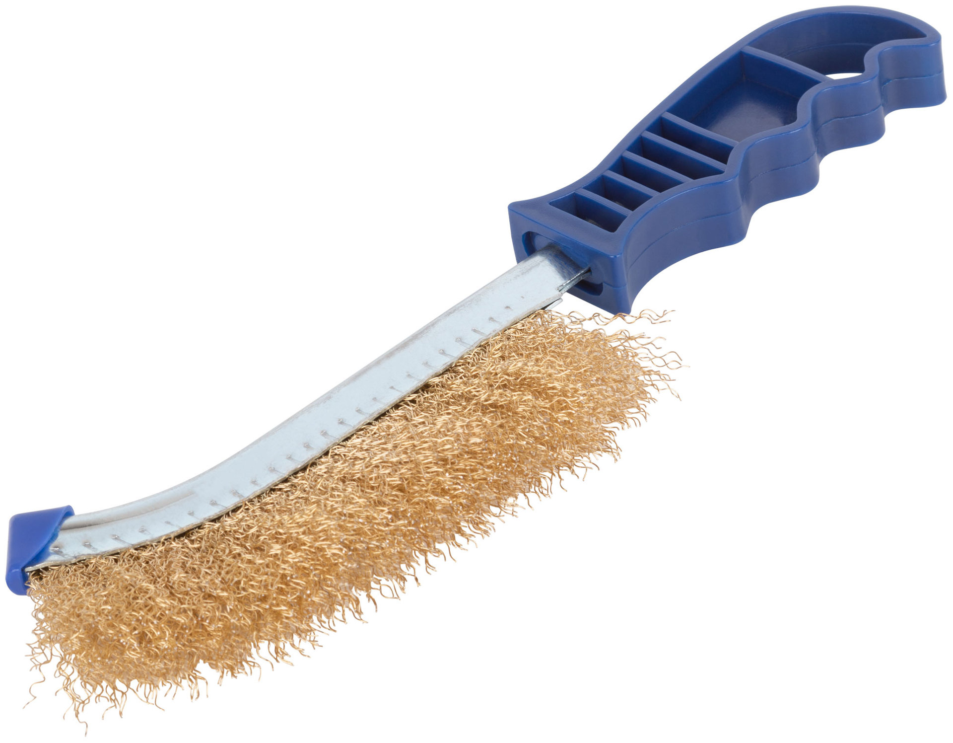 Щетка зачистная, латун. витая проволока 0,3 мм, пластиковая ручка, 250 мм, CUTOP Profi (82-923)