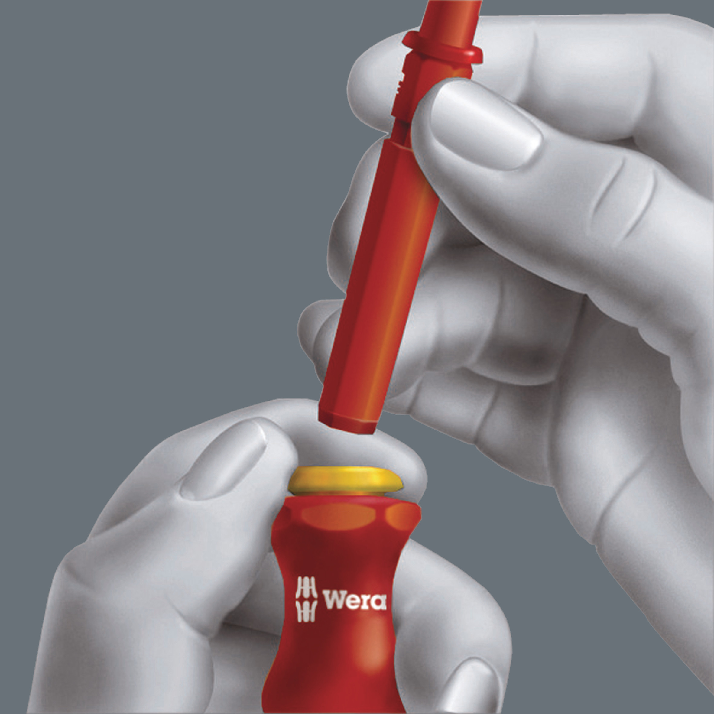 Отвёртка-битодержатель 9 мм шестигранник Kraftform VDE серия 817 Wera WE-003990