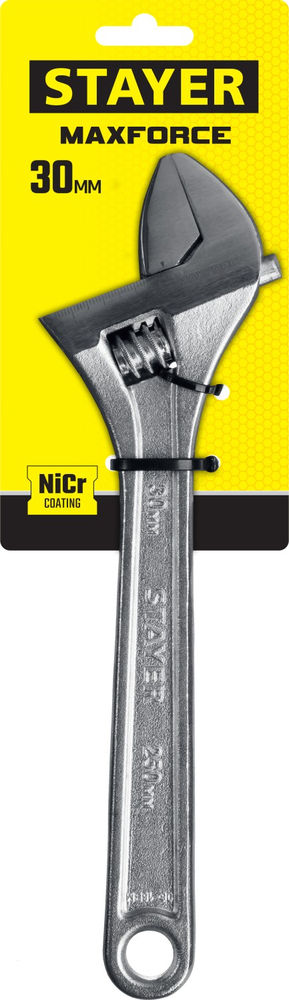 Ключ разводной MAXFORCE, 250/30 мм (2725-25) STAYER