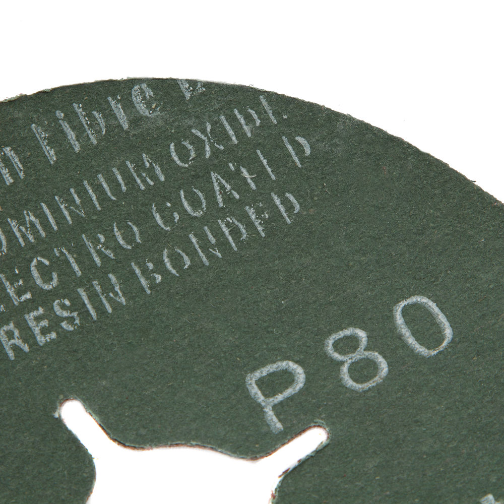 Круги фибровые 5 шт, Р 80, 115 х 22 mm Matrix (73904)