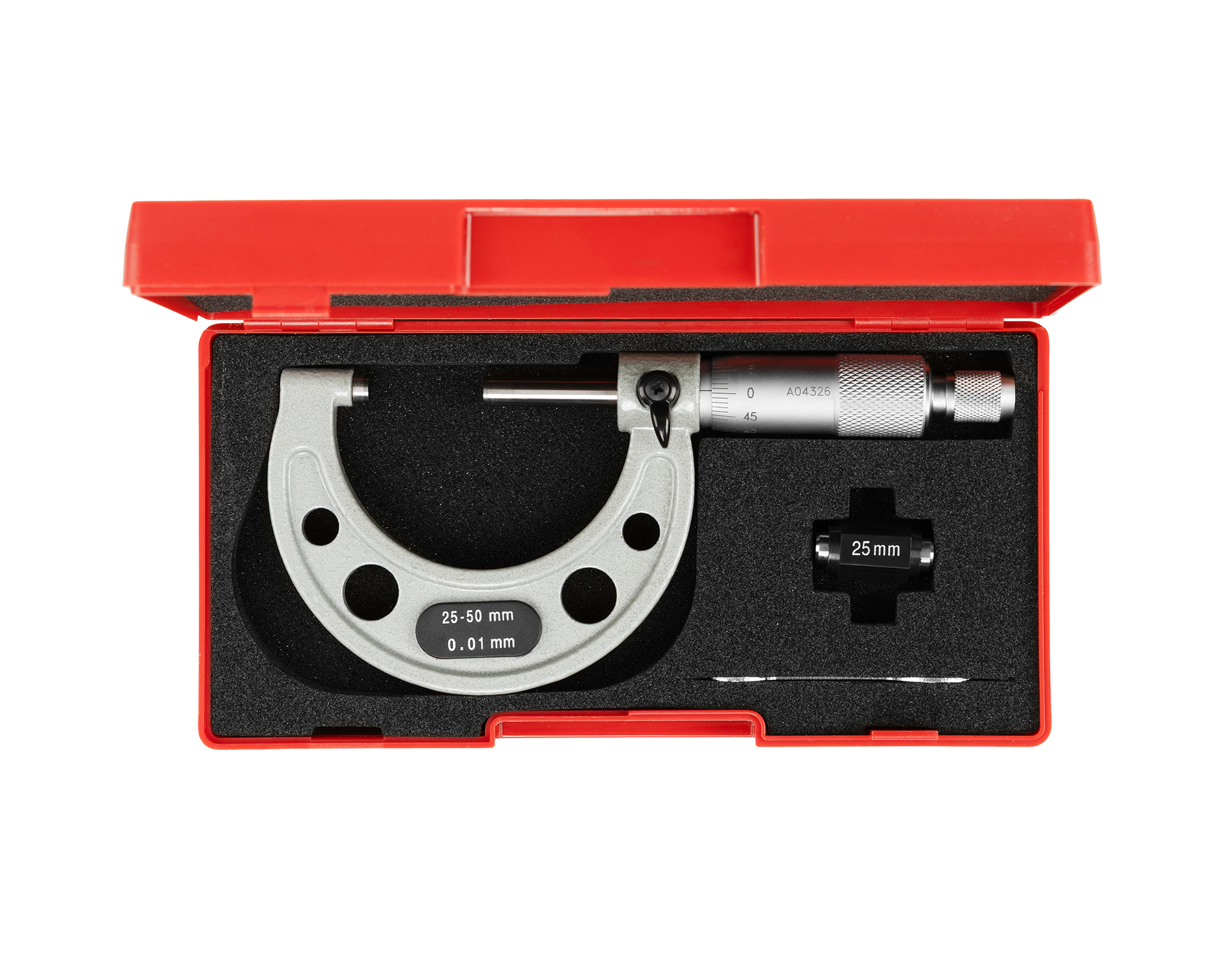 Микрометр МК- 50 0,01 круглая скоба 261-102D Guanglu