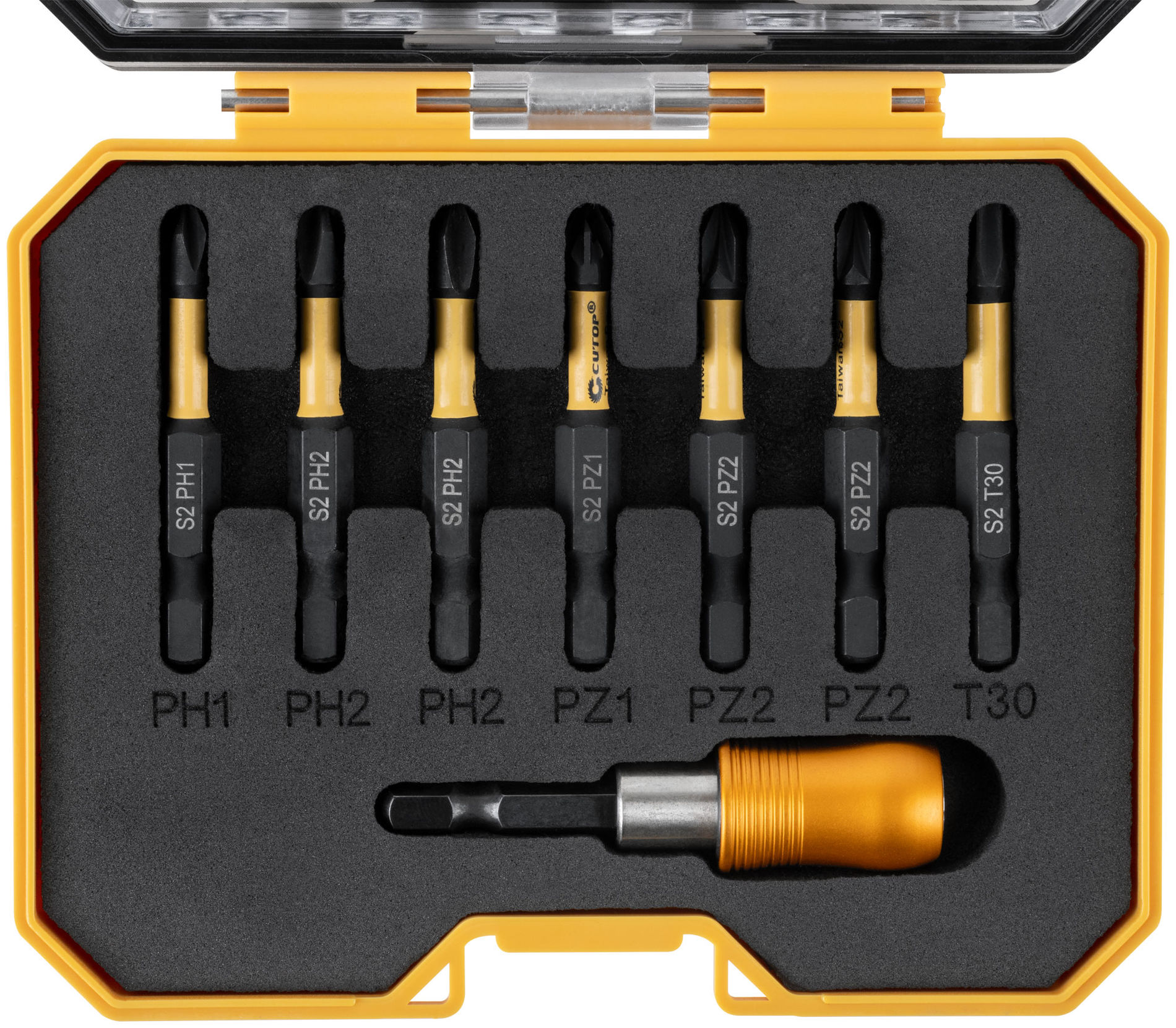 Набор торсионных бит Ударник 50/75, Cutop profi plus, 15 предметов (83-992)