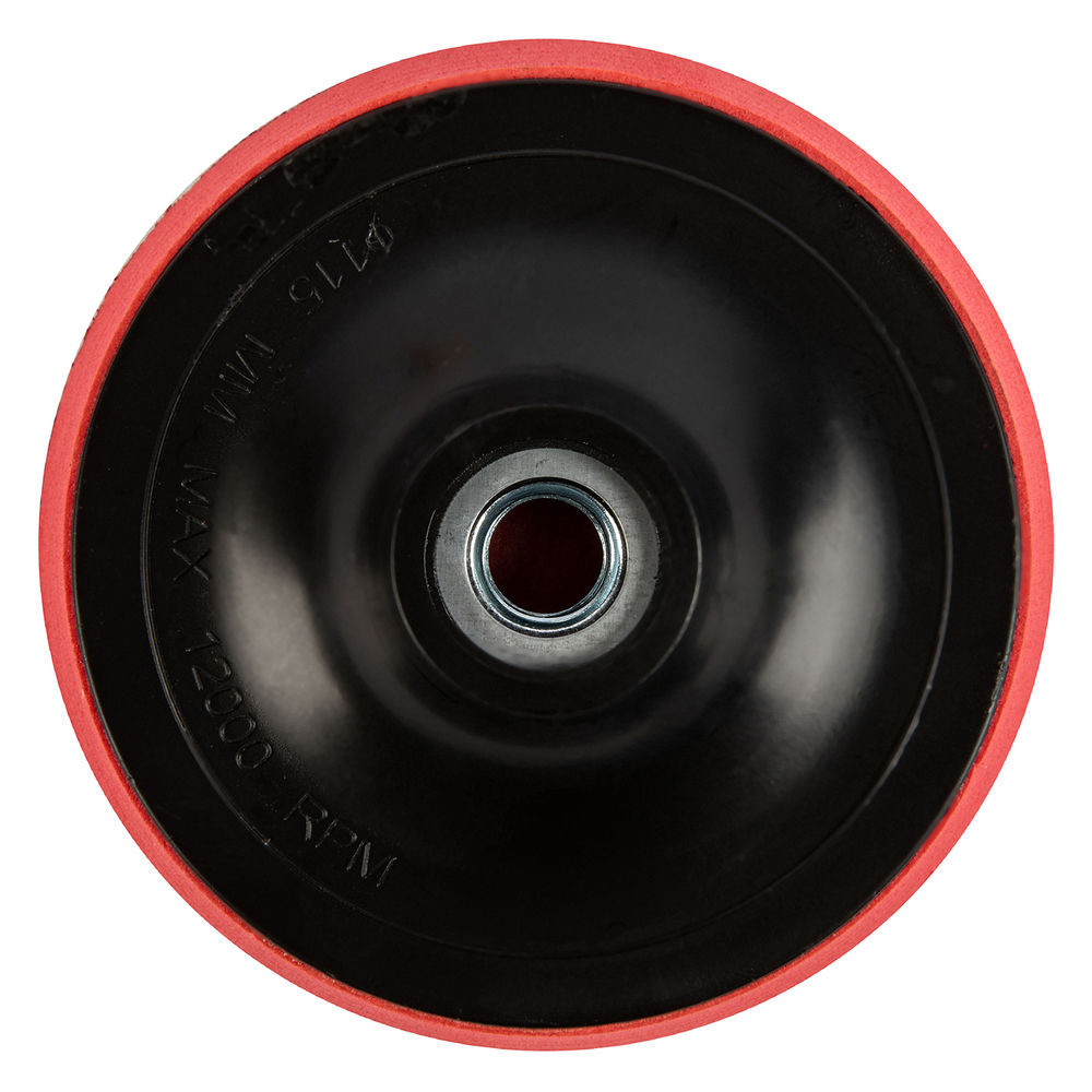 Насадка для дрели и УШМ с липучкой, 115 мм, с адаптером c М14 на d8 Сибртех (76234)