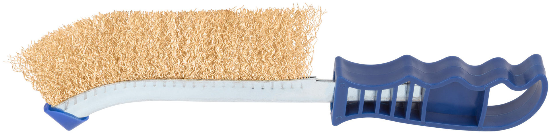 Щетка зачистная, латун. витая проволока 0,3 мм, пластиковая ручка, 250 мм, CUTOP Profi (82-923)