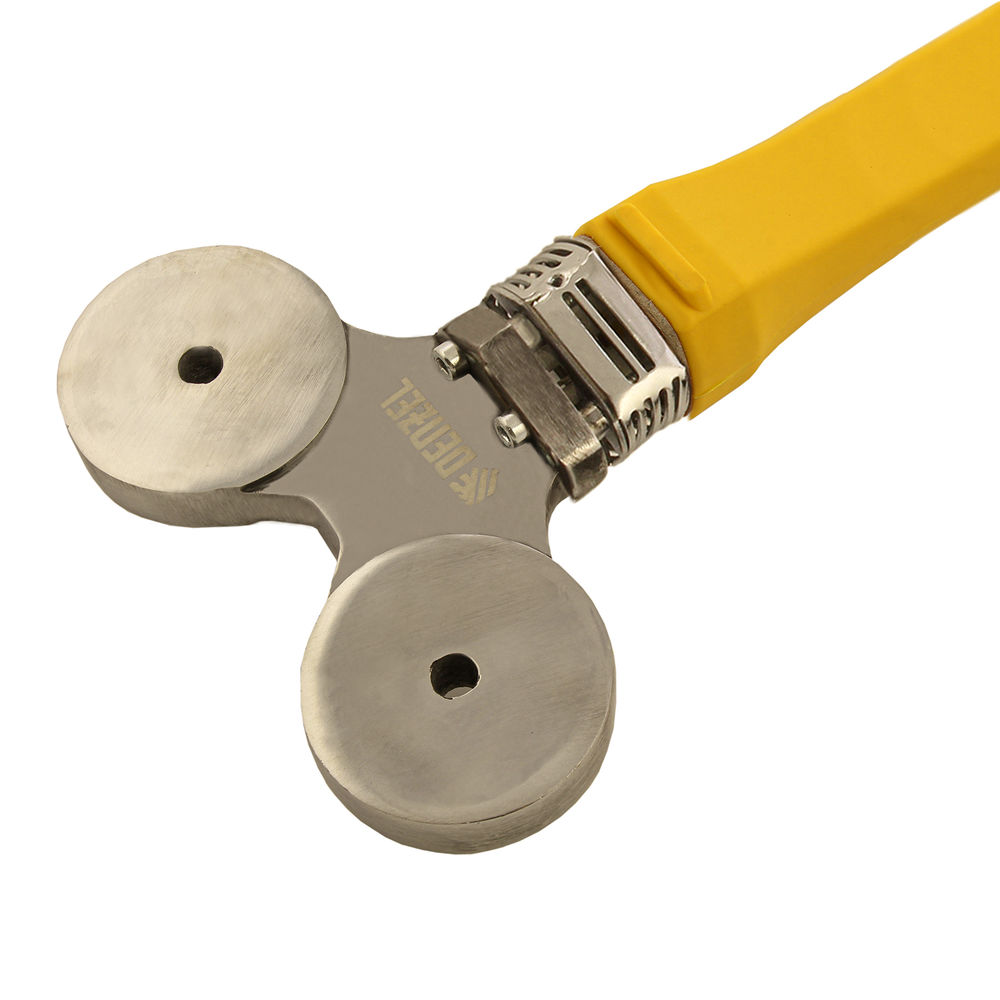 Аппарат для сварки пластиковых труб DWP-750, 750 Вт, 0-300 град, 4 насадки, 20-40 мм Denzel (94203)