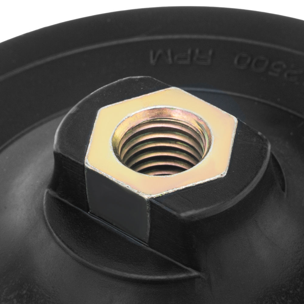 Насадка для дрели и УШМ с липучкой, 115 мм, твердая Matrix (76229)