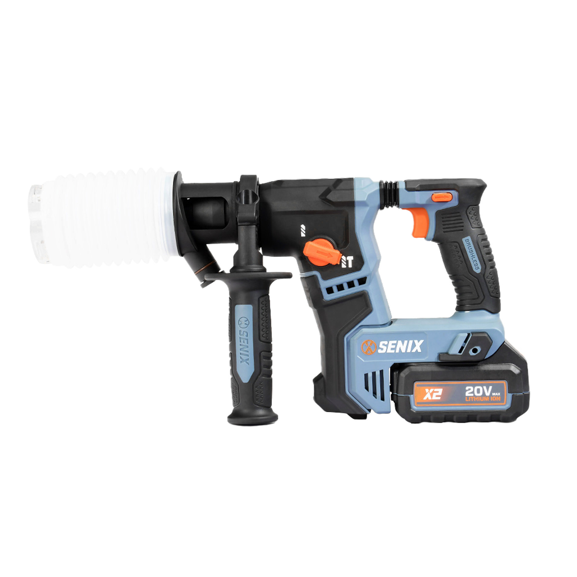 Перфоратор SDS-plus, 1.2Дж, 17 мм, 1х4Ач, ЗУ, кейс X2 20В